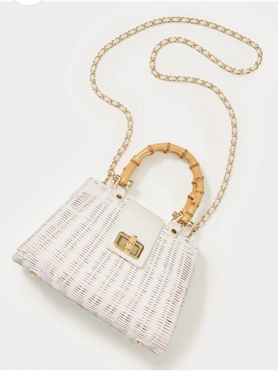 Lilly Pulitzer Handbags - NWOT Lilly Pulitzer LEENA TOP HANDLE BAG RESORT WHITE